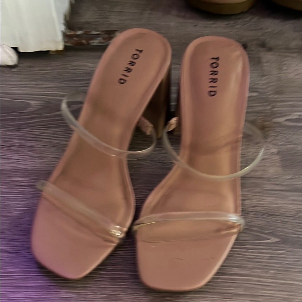 Torrid Women's Clear Strap Sandals